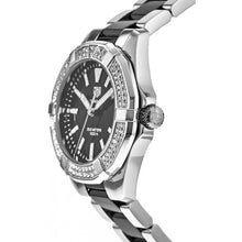 Load image into Gallery viewer, Tag Heuer Aquaracer Quartz Diamonds Black Dial Two Tone Steel Strap Watch for Men - WAY131E.BA0913