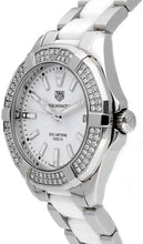 Load image into Gallery viewer, Tag Heuer Aquaracer Diamonds White Dial Two Tone Steel Strap Watch for Women - WAY131F.BA0914