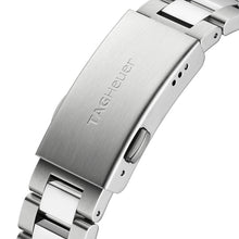 Load image into Gallery viewer, Tag Heuer Aquaracer Quartz Diamonds Black Dial Silver Steel Strap Watch for Women - WAY131P.BA0748