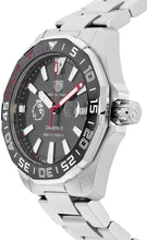 Load image into Gallery viewer, Tag Heuer Aquaracer Calibre 5 Premiere League Edition Black Dial Silver Stainless Steel Watch for Men - WAY201D.BA0927
