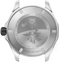 Load image into Gallery viewer, Tag Heuer Aquaracer Calibre 5 Moon Black Dial Black Nylon Strap Watch for Men - WAY201J.FC6370