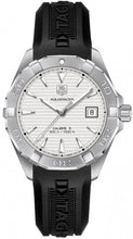 Load image into Gallery viewer, Tag Heuer Aquaracer Caliber 5 White Dial Black Rubber Strap Watch for Men - WAY2111.FT8021