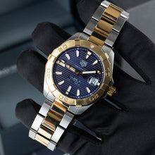 Load image into Gallery viewer, Tag Heuer Aquaracer Calibre 5 Blue Dial Two Tone Steel Strap Watch for Women - WBD2120.BB0930
