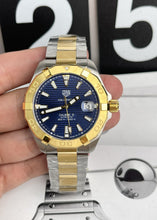Load image into Gallery viewer, Tag Heuer Aquaracer Calibre 5 Blue Dial Two Tone Steel Strap Watch for Women - WBD2120.BB0930