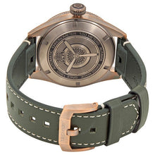 Load image into Gallery viewer, Tag Heuer Autavia Calibre 5 Automatic Olive Green Dial Green Leather Strap Watch for Men - WBE5190.FC8268