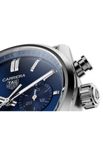 Load image into Gallery viewer, Tag Heuer Carrera Chronograph Blue Dial Silver Steel Strap Watch for Men - CBN2011.BA0642