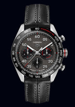 Load image into Gallery viewer, Tag Heuer Carrera Porsche Chronograph Special Edition Black Dial Black Leather Strap Watch for Men - CBN2A1F.FC6492
