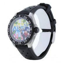 Load image into Gallery viewer, Tag Heuer Formula 1 Alec Monopoly Special Edition Black Rubber Strap Watch for Men - WAZ1119.FT8023