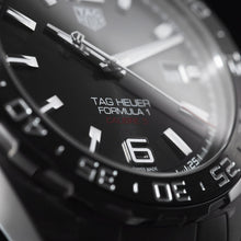 Load image into Gallery viewer, Tag Heuer Formula 1 Calibre 5 Chronograph Anthracite Dial Silver Steel Strap Watch for Men - WAZ2011.BA0842