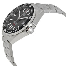 Load image into Gallery viewer, Tag Heuer Formula 1 Calibre 5 Chronograph Anthracite Dial Silver Steel Strap Watch for Men - WAZ2011.BA0842