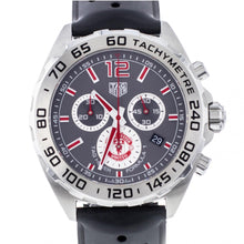 Load image into Gallery viewer, Tag Heuer Formula 1 Manchester United Special Edition Grey Dial Black Silicone Strap Watch for Men - CAZ101M.FT8024