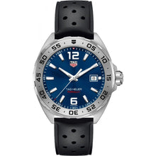 Load image into Gallery viewer, Tag Heuer Formula 1 Quartz Blue Dial Black Rubber Strap Watch for Men - WAZ1118.FT8023