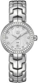 Tag Heuer Link Diamonds Silver Dial Silver Steel Strap Watch for Women - WAT1414.BA0954