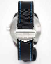 Load image into Gallery viewer, Tag Heuer Aquaracer Calibre 5 Automatic Black Dial Black Nylon Strap Watch for Men - WAY201C.FC6395