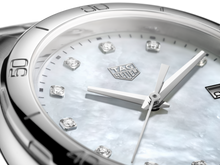 Load image into Gallery viewer, Tag Heuer Formula 1 White Mother of Pearl Dial Silver Steel Strap Watch for Women - WBJ1319.BA0666