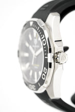 Load image into Gallery viewer, Tag Heuer Aquaracer Quartz Black Dial Black Rubber Strap Watch for Men -  WAY101A.FT6141