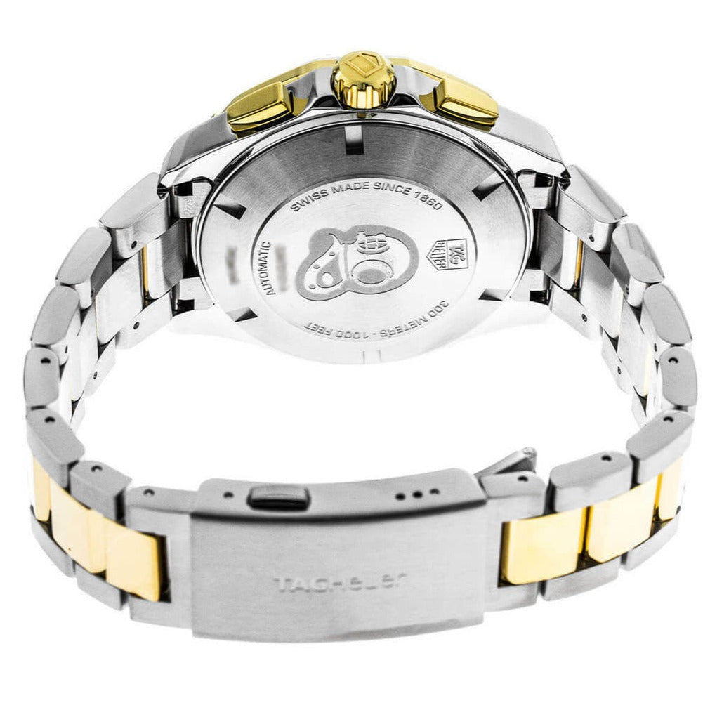 Tag Heuer Aquaracer Caliber 16 Automatic White Dial Two Tone Steel Strap Watch for Men - CAY2121.BB0923