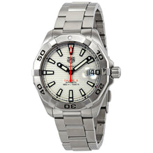Load image into Gallery viewer, Tag Heuer Aquaracer Automatic White Dial Silver Steel Strap Watch for Men - WBD2111.BA0928