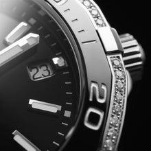 Load image into Gallery viewer, Tag Heuer Aquaracer Quartz Diamonds Black Dial Two Tone Steel Strap Watch for Women - WAY131G.BA0913