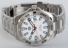Load image into Gallery viewer, Tag Heuer Aquaracer Automatic White Dial Silver Steel Strap Watch for Men - WBD2111.BA0928