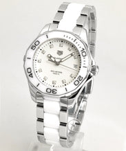 Load image into Gallery viewer, Tag Heuer Aquaracer Diamonds White Dial Two Tone Steel Strap Watch for Women - WAY131D.BA0914