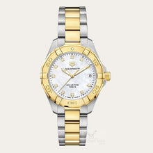 Load image into Gallery viewer, Tag Heuer Aquaracer White Mother of Pearl Dial Two Tone Steel Strap Watch for Women - WBD1322.BB0320