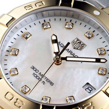 Load image into Gallery viewer, Tag Heuer Aquaracer White Mother of Pearl Dial Two Tone Steel Strap Watch for Women - WBD1322.BB0320