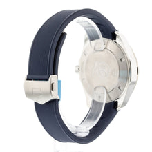 Load image into Gallery viewer, Tag Heuer Aquaracer Calibre 5 Automatic Blue Dial Blue Rubber Strap Watch for Men - WAY201B.FT6150