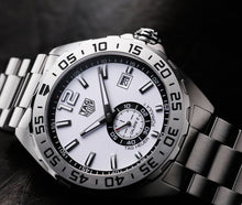 Load image into Gallery viewer, Tag Heuer Formula 1 Calibre 6 Automatic White Dial Silver Steel Strap Watch for Men - WAZ2013.BA0842