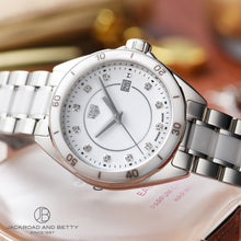 Load image into Gallery viewer, Tag Heuer Formula 1 Diamonds White Dial Two Tone Steel Strap Watch for Women - WBJ141AD.BA0974