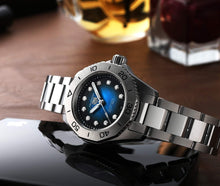 Load image into Gallery viewer, Tag Heuer Aquaracer Professional 200 Automatic Diamond Blue Dial Silver Steel Strap Watch for Women - WBP2411.BA0622