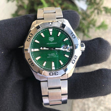 Load image into Gallery viewer, Tag Heuer Aquaracer Green Dial Watch for Men - WAY2015.BA0927