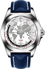 Load image into Gallery viewer, Breitling Galactic Unitime White Dial Blue Leather 44mm Men's Watch WB3510U0/A777-112X