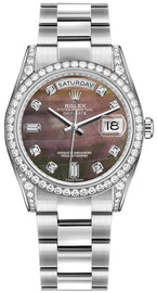 Rolex Day-Date 36 Solid White Gold Watch 118389-0057