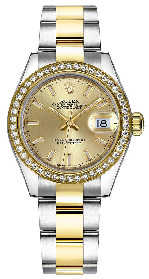 Rolex Lady-Datejust 28 Oyster Bracelet Watch 279383RBR-0002