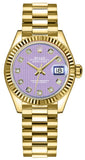 Rolex Lady-Datejust 28 Lavender Purple Dial Watch 279178-0018
