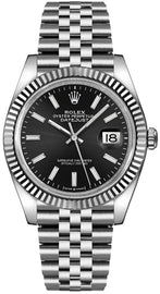Rolex Datejust 36 Black Dial Jubilee Bracelet Luxury Watch 126234-0015