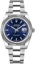 Load image into Gallery viewer, Rolex Datejust 36 Blue Dial Oyster Bracelet Watch 116234-0128