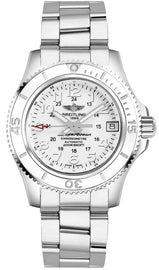 Breitling Superocean II 36 White Dial Women's Watch A17312D2/A775-179A