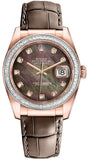 Rolex Datejust 36 Diamond Bezel Watch 116185