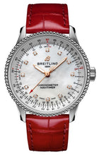 Load image into Gallery viewer, Breitling Navitimer Automatic 35 Red Strap Women's Watch A17395211A1P5