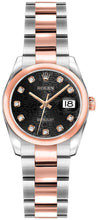 Load image into Gallery viewer, Rolex Lady-Datejust 26 Solid 18K Rose Gold &amp; Steel Women's Watch 179161