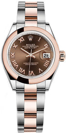 Rolex Lady-Datejust 28 Chocolate Brown Dial Women's Watch 279161-0010
