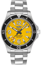 Load image into Gallery viewer, Breitling Superocean Automatic 44 Yellow Dial Men's Watch A17367021I1A1