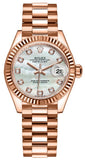 Rolex Lady-Datejust 28 Mother of Pearl Women's Watch 279175-0017