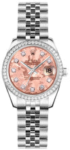Load image into Gallery viewer, Rolex Lady-Datejust 26 Diamond Bezel Stainless Steel Watch 179384