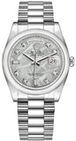 Rolex Day-Date 36 Platinum Watch 118206-0120