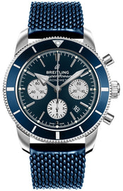 Breitling Superocean Heritage II B01 Chronograph 44 Blue Dial Men's Watch AB0162161C1S1