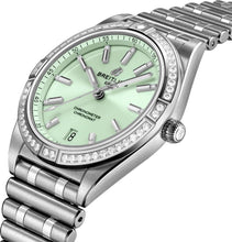 Load image into Gallery viewer, Breitling Chronomat Automatic 36 Mint Green Dial Watch A10380591L1A1