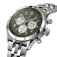 Load image into Gallery viewer, Breitling Aviator Super AVI Curtiss Warhawk Steel GMT Men's Watch AB04452A1L1A1